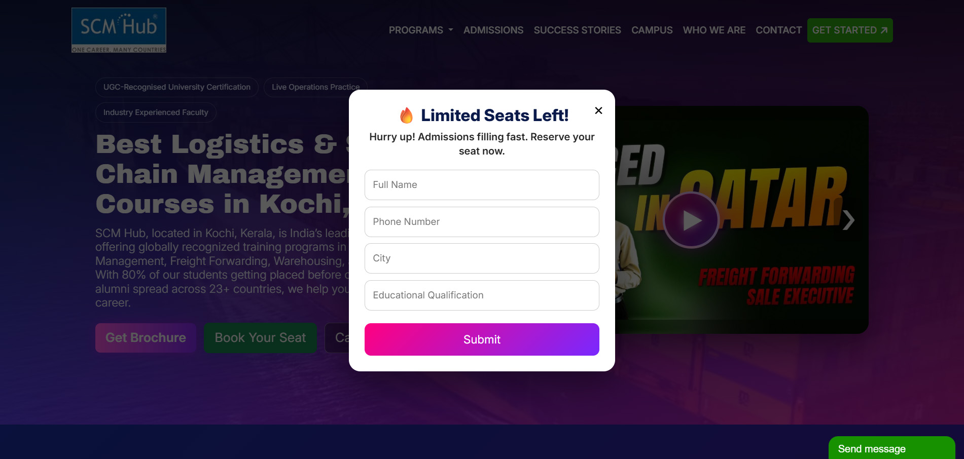 SCMHub.com Website Screenshot